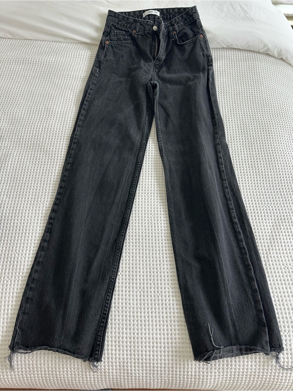 Black High-Rise Straight Leg Women's Jeans